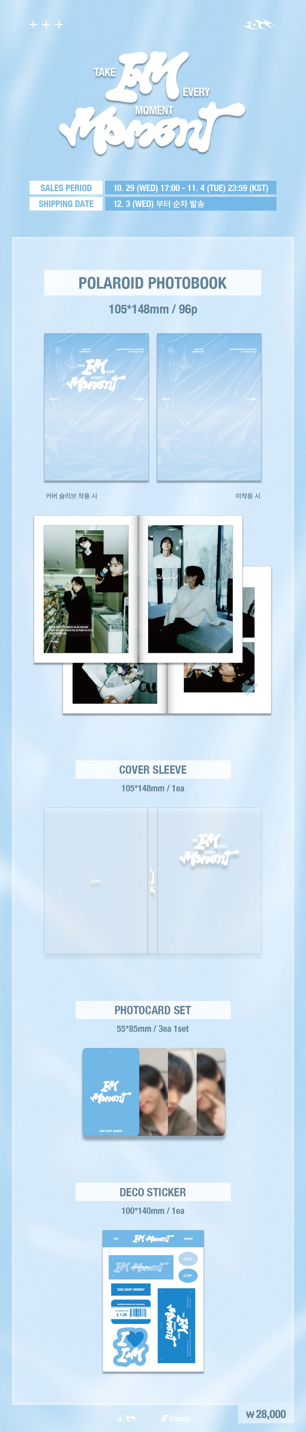 I.M - I.M MOMENT [Polaroid Photobook]