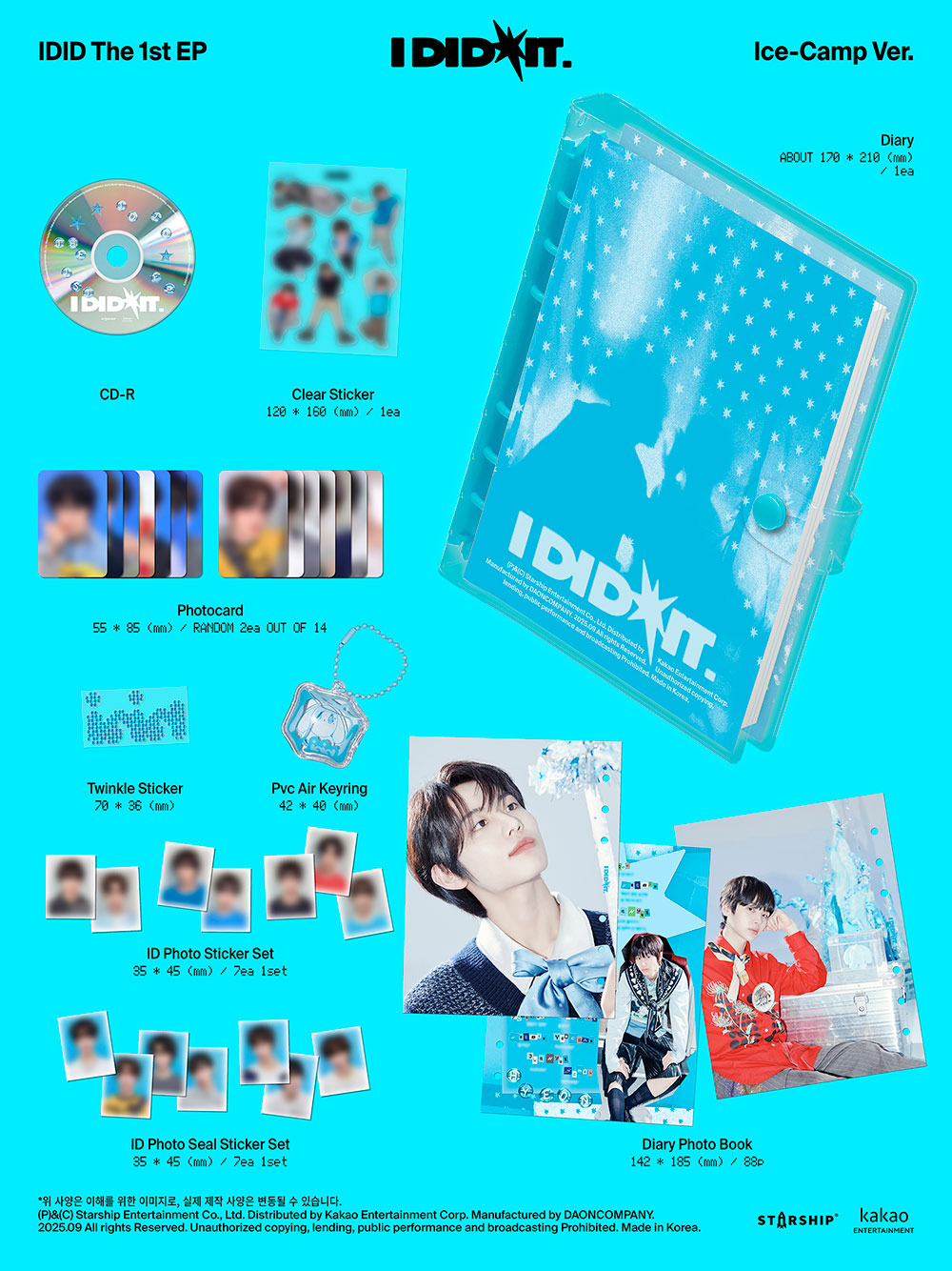 IDID - I did it [1st EP Album - Ice-Camp Special Edition Ver.]
