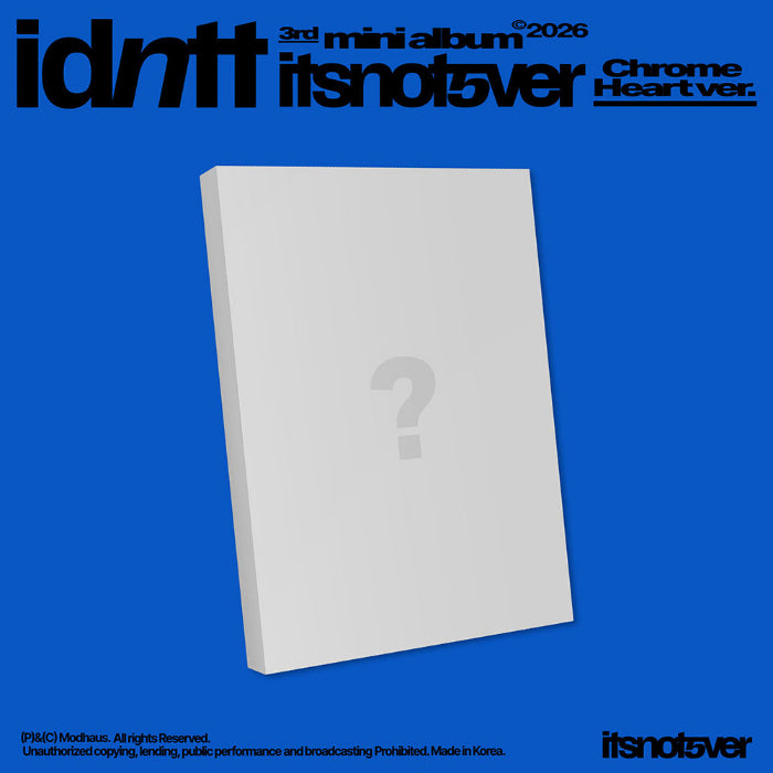 idntt itsnot5ever itsnotover 3rd Mini Album Chrome Heart Ver - main image