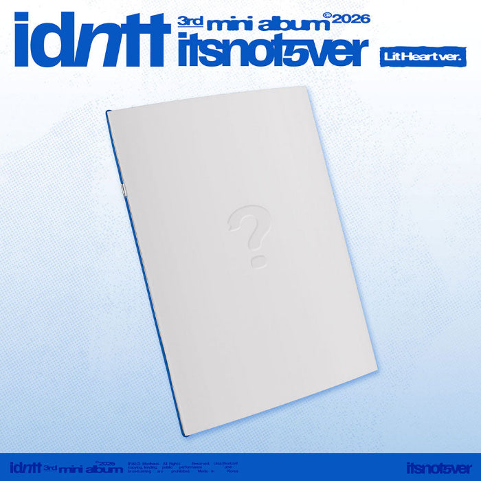 idntt itsnot5ever itsnotover 3rd Mini Album Lit Heart Ver - main image