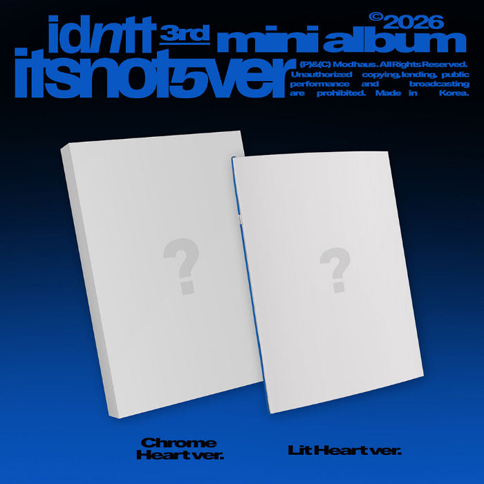 idntt itsnot5ever itsnotover 3rd Mini Album - main image