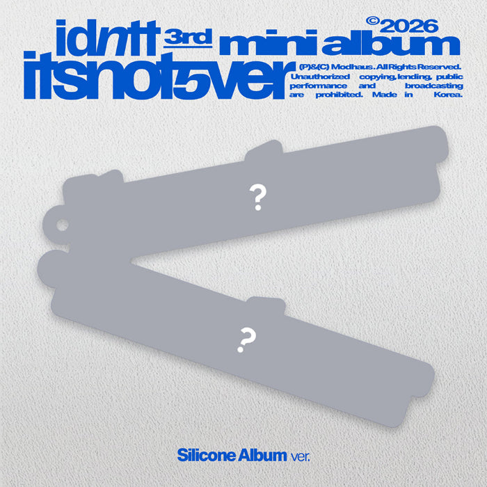 idntt itsnot5ver itsnotover 3rd Mini Album Silicone Album Ver - main image