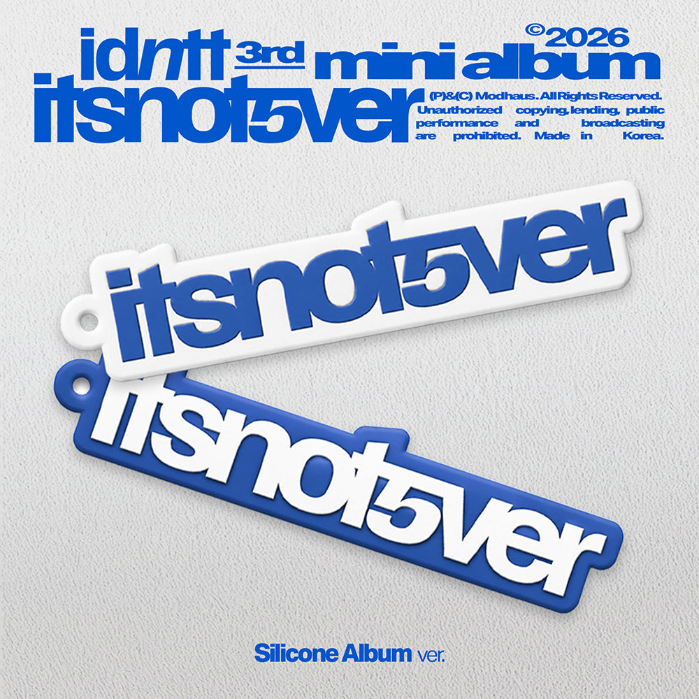 idntt itsnot5ver itsnotover 3rd Mini Album Silicone Album Ver - main image