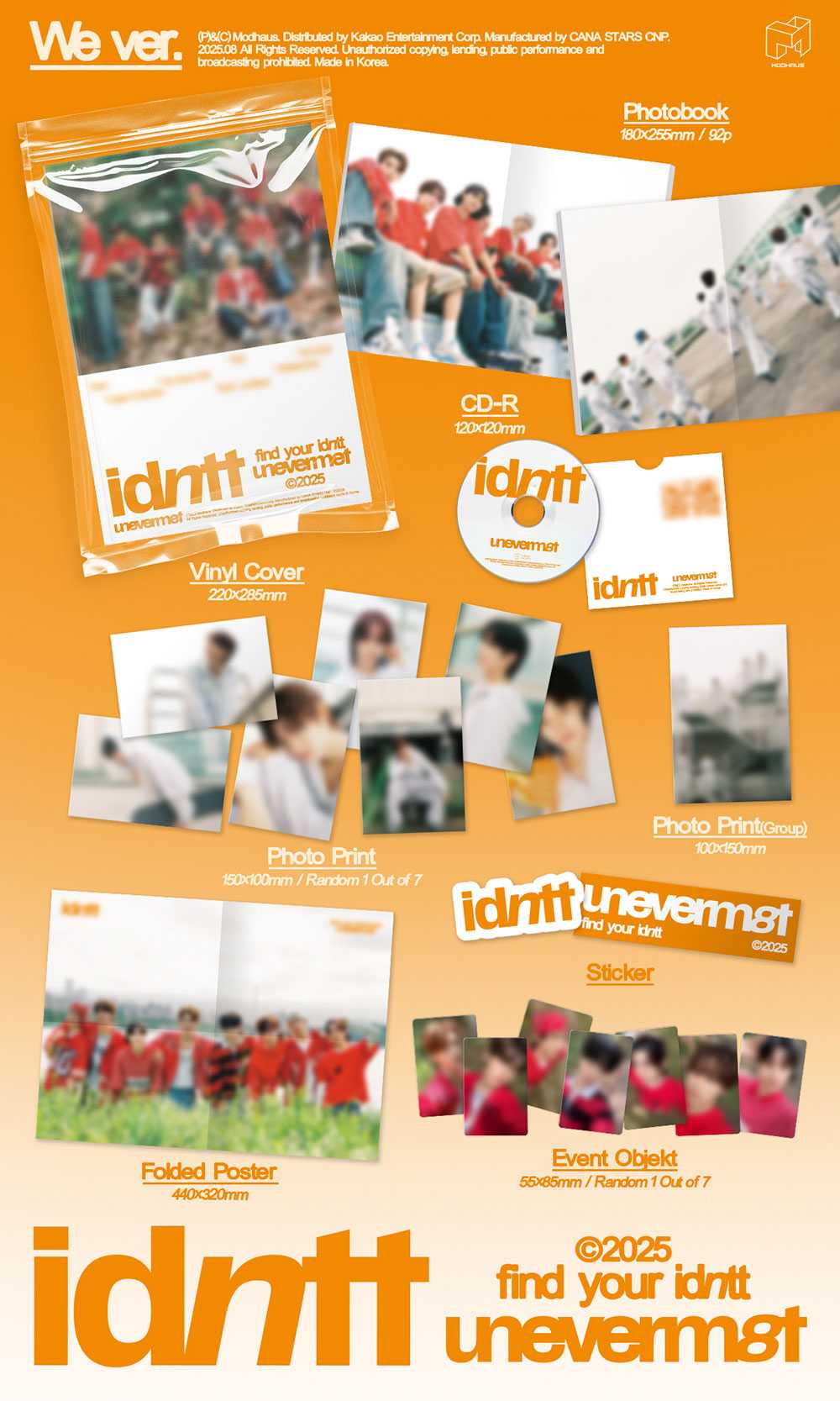 idntt uneverm8t - unevermet [1st Mini Album] gallery image 2