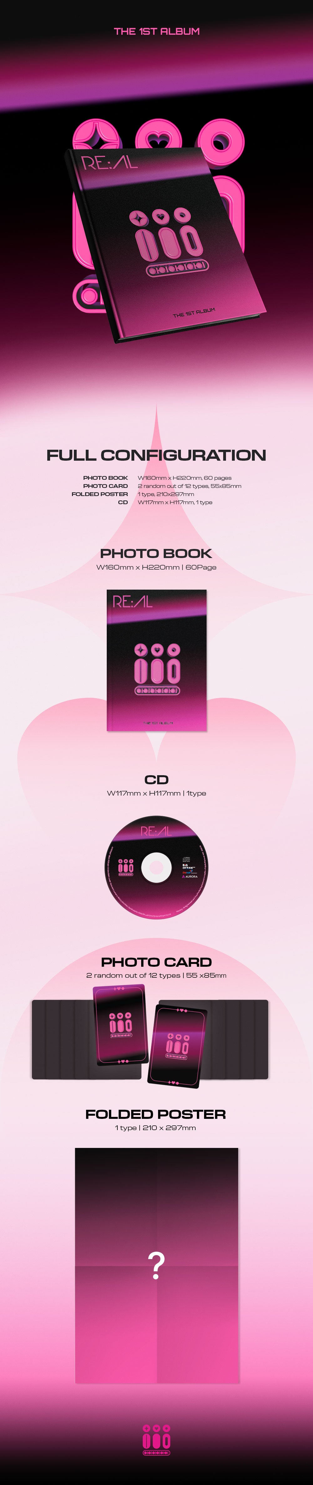 [PRE-ORDER] iii - RE:AL iii [1st Single Album]