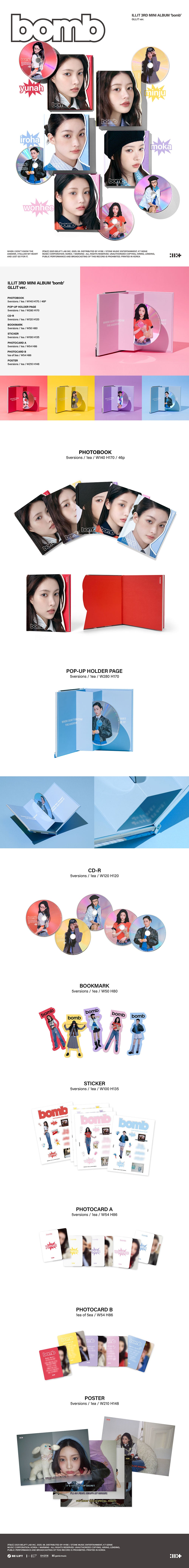 ILLIT - bomb [3rd Mini Album - GLLIT Ver.]