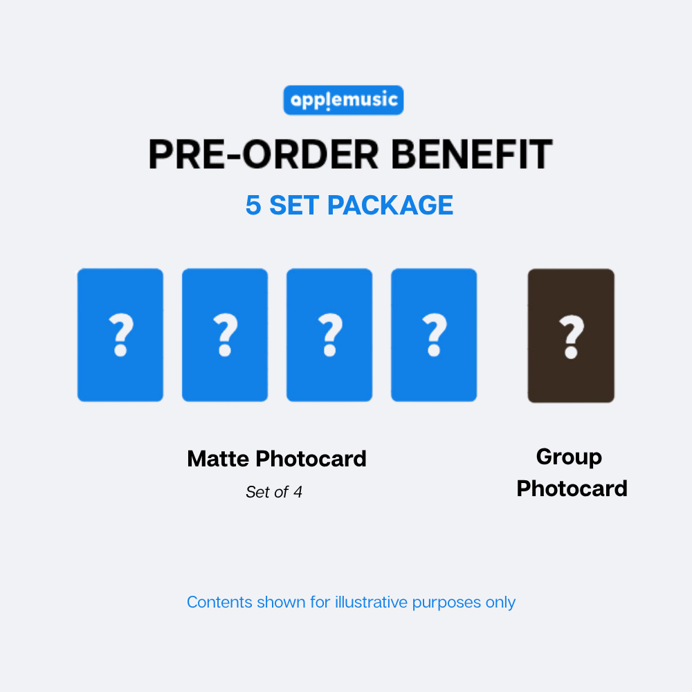 ILLIT BREAK EVEN 5th Mini Album GLLIT Ver - Apple Music Set POBs