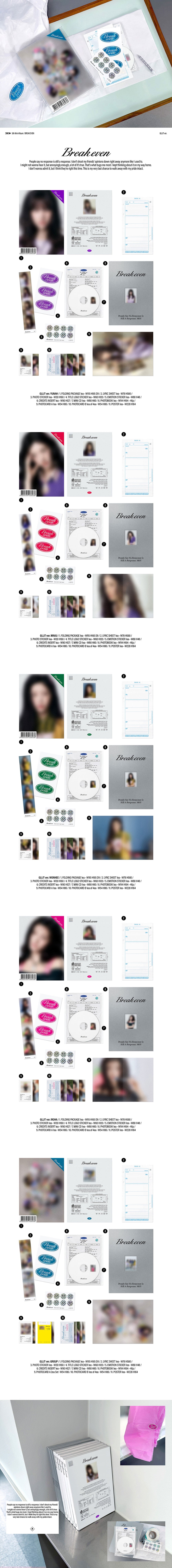[PRE-ORDER] ILLIT - BREAK EVEN [5th Mini Album - GLLIT Ver.] gallery image 1