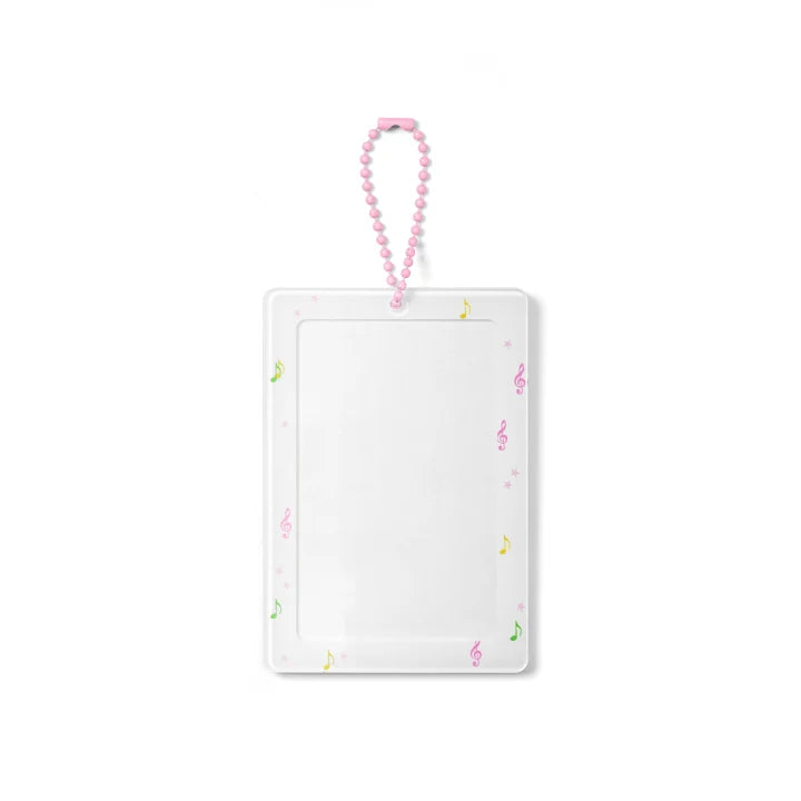 ILLIT Keyring Charm Photocard Holder BREAK EVEN Official MD - main image