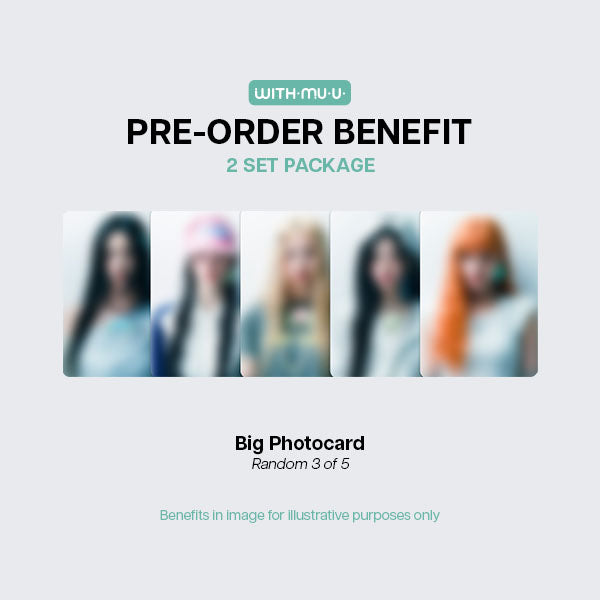 ILLIT NOT CUTE ANYMORE 1st Single Album - Withmuu Set POBs