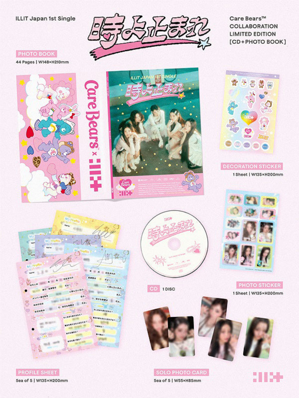[PRE-ORDER] ILLIT - Toki Yo Tomare [1st JP Single Album - Limited Edition Character Collabortion]