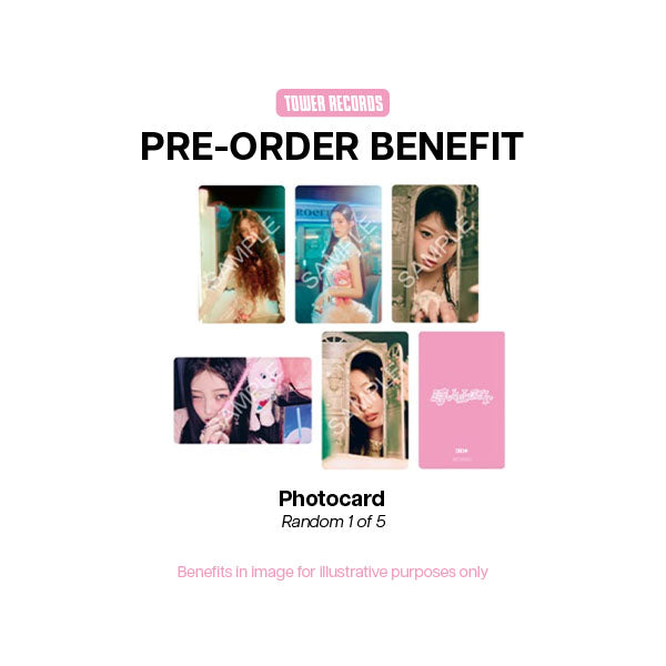 ILLIT Toki Yo Tomare 1st JP Single Album - Tower Record POBs