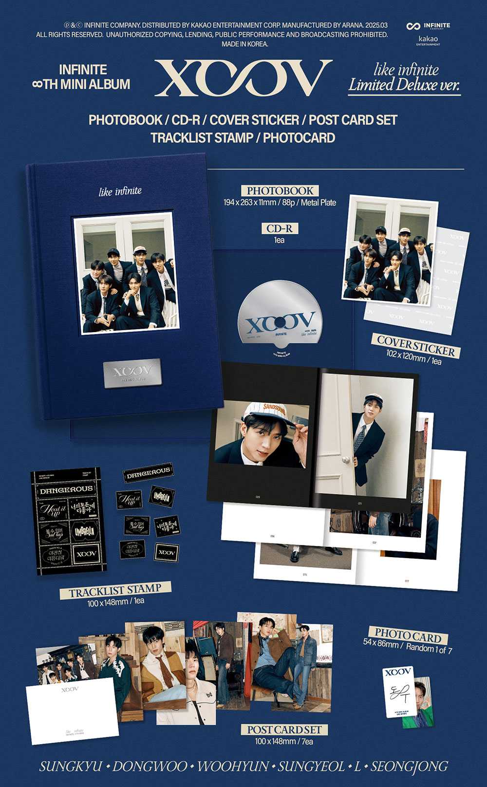 INFINITE - Like INFINITE [8th Mini Album - Limited Deluxe Ver