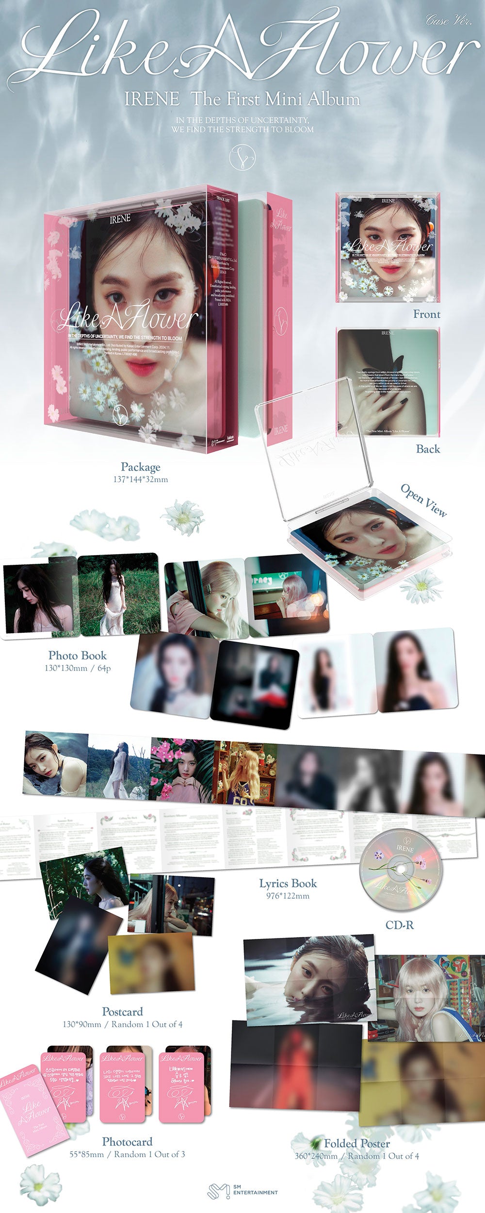 IRENE - Like A Flower [1st Mini Album - Case Ver.] - K PLACE