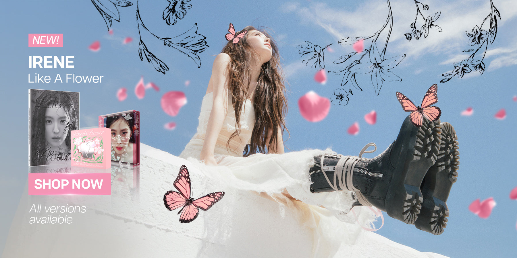 IRENE Like A Flower Banner