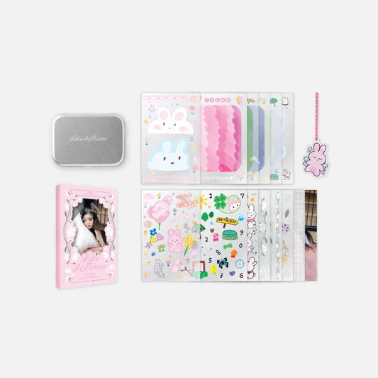 IRENE Tin Case and Sticker Book Set Like A Flower Official MD - main image