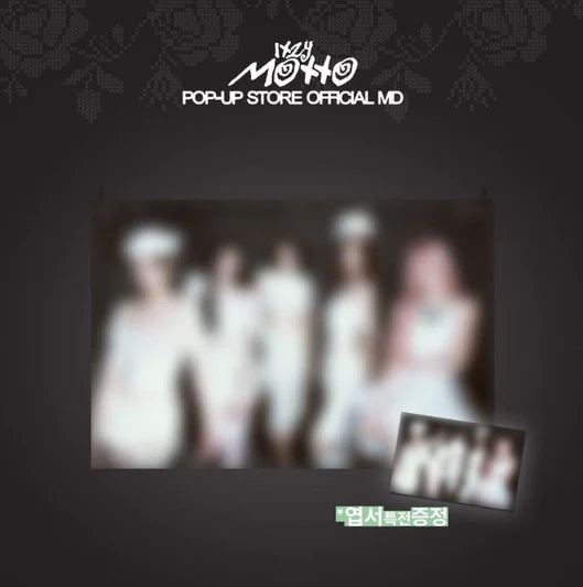 ITZY Chiffon Fabric Poster Motto POP UP Store Official MD - main image