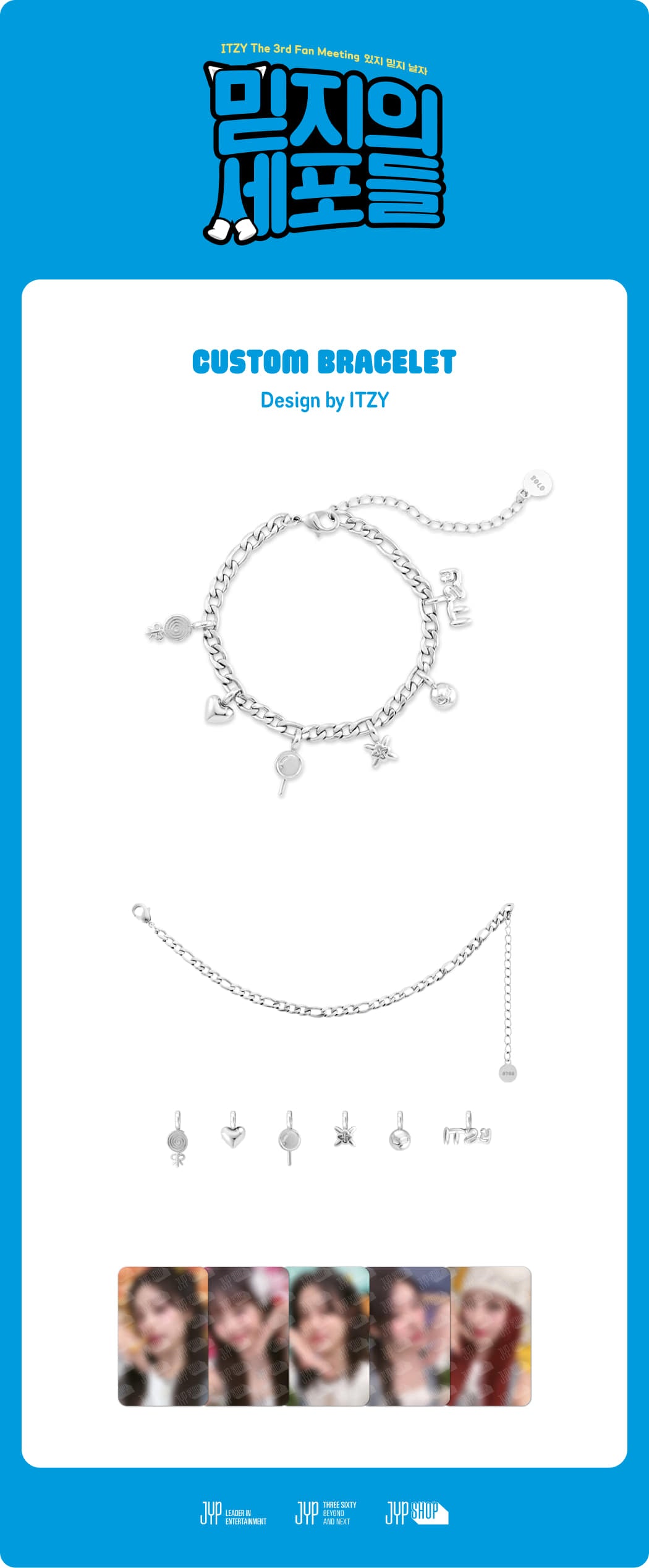ITZY - Custom Bracelet [The 3rd Fan Meeting 'MIDZY's Cells' POP-UP Store Official MD]