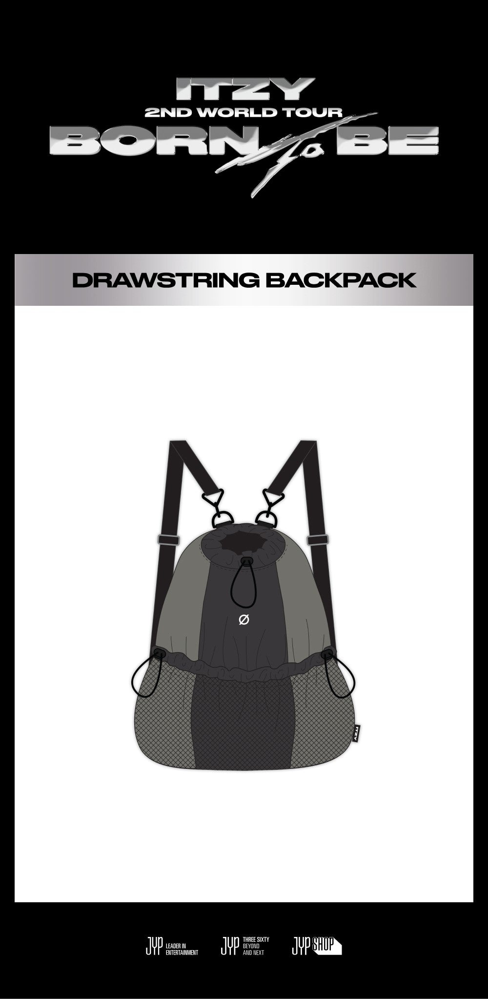 ITZY - Drawstring Backpack [2ND WORLD TOUR 'BORN TO BE']