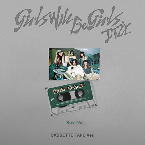 ITZY Girls Will Be Girls 10th Mini Album Cassette Tape Ver - GREEN Version