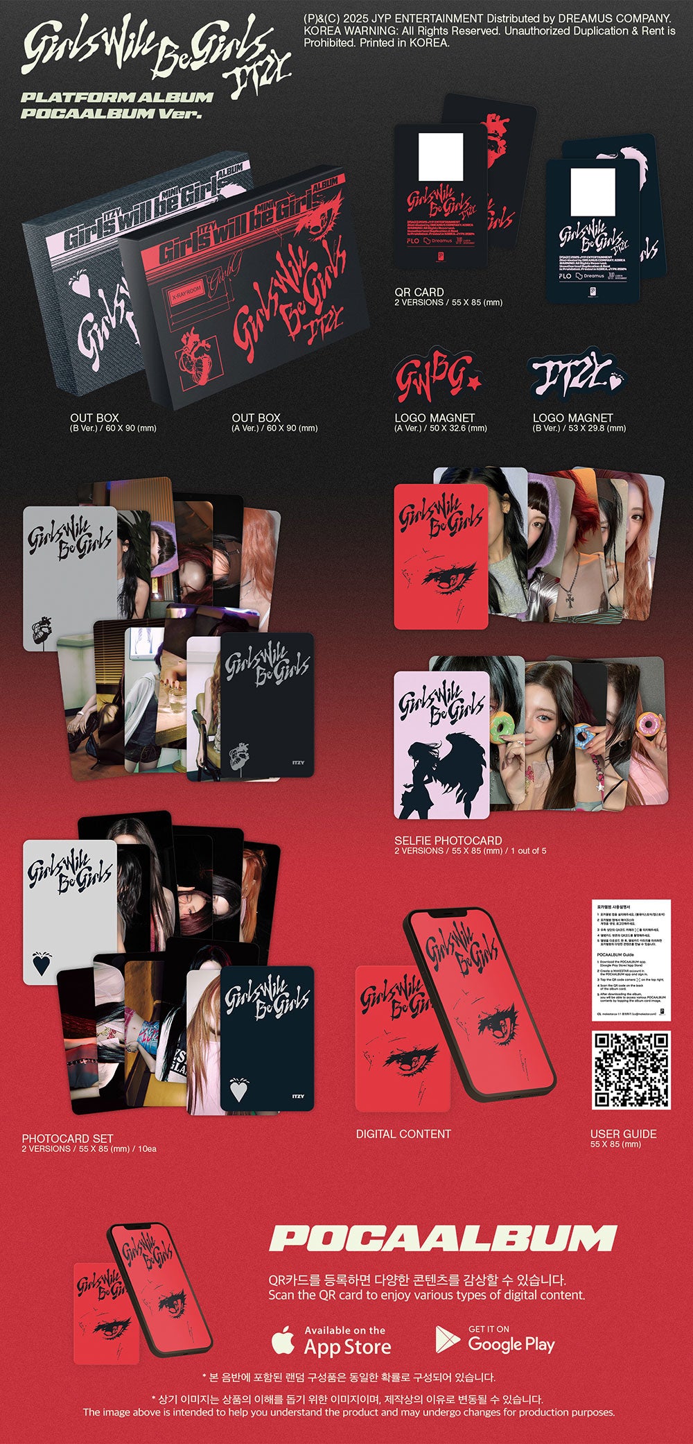ITZY - Girls Will Be Girls [10th Mini Album - Platform POCA Ver.]