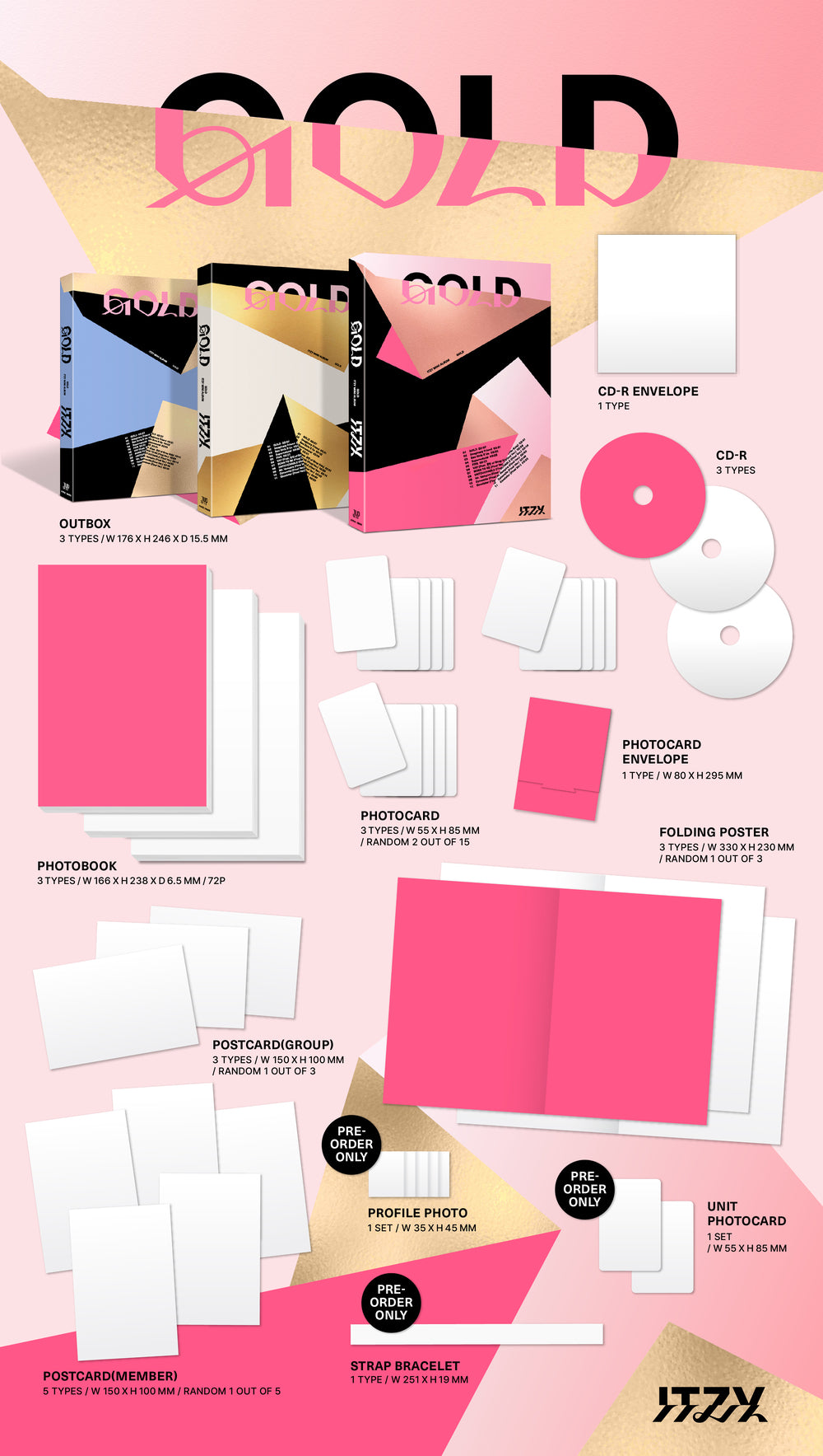 ITZY - GOLD [9th Mini Album - Standard Ver.]