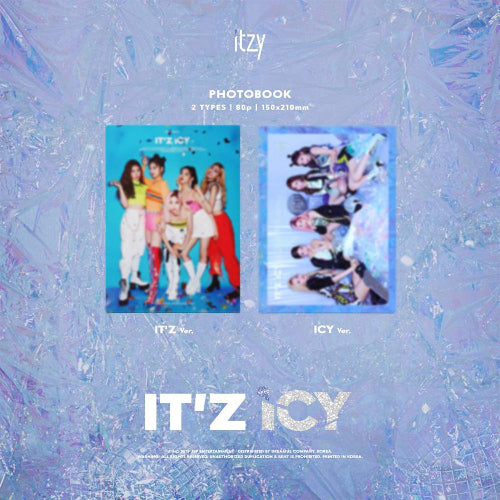 ITZY ITz ICY 1st Mini Album 2 variations cover image
