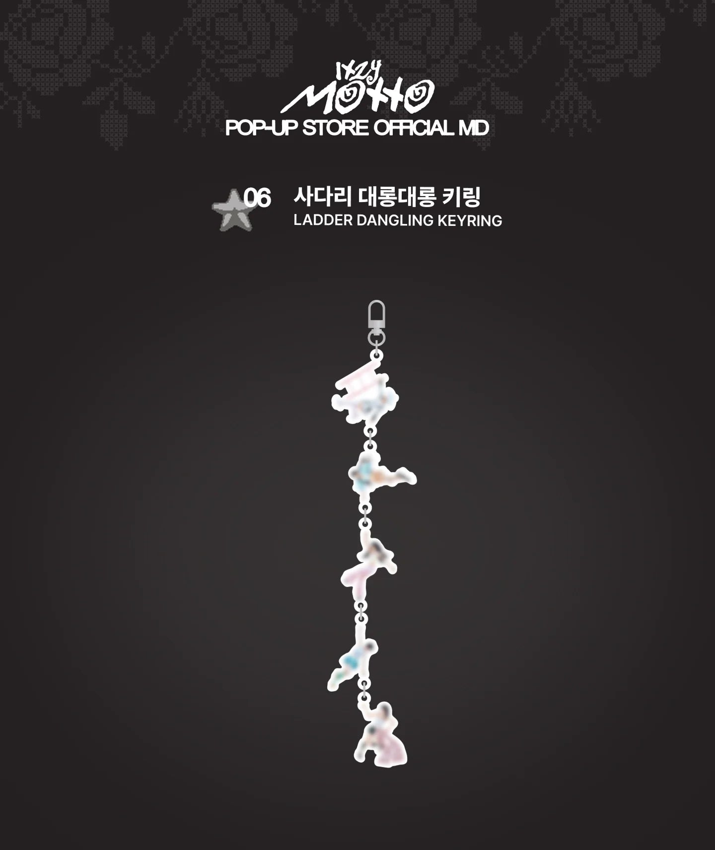 ITZY - Ladder Dangling Keyring [Motto POP-UP Store Official MD