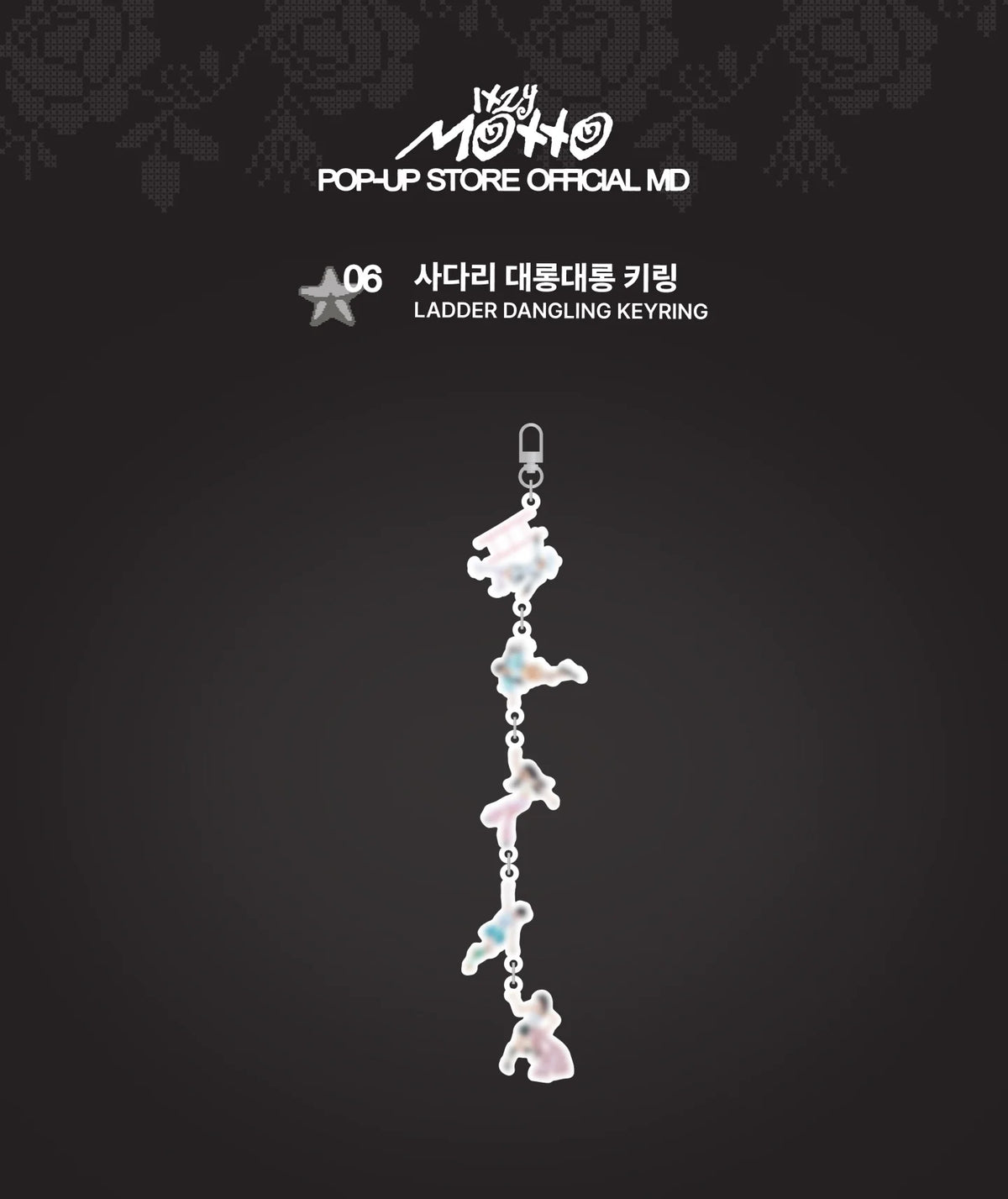 ITZY - Ladder Dangling Keyring [Motto POP-UP Store Official MD