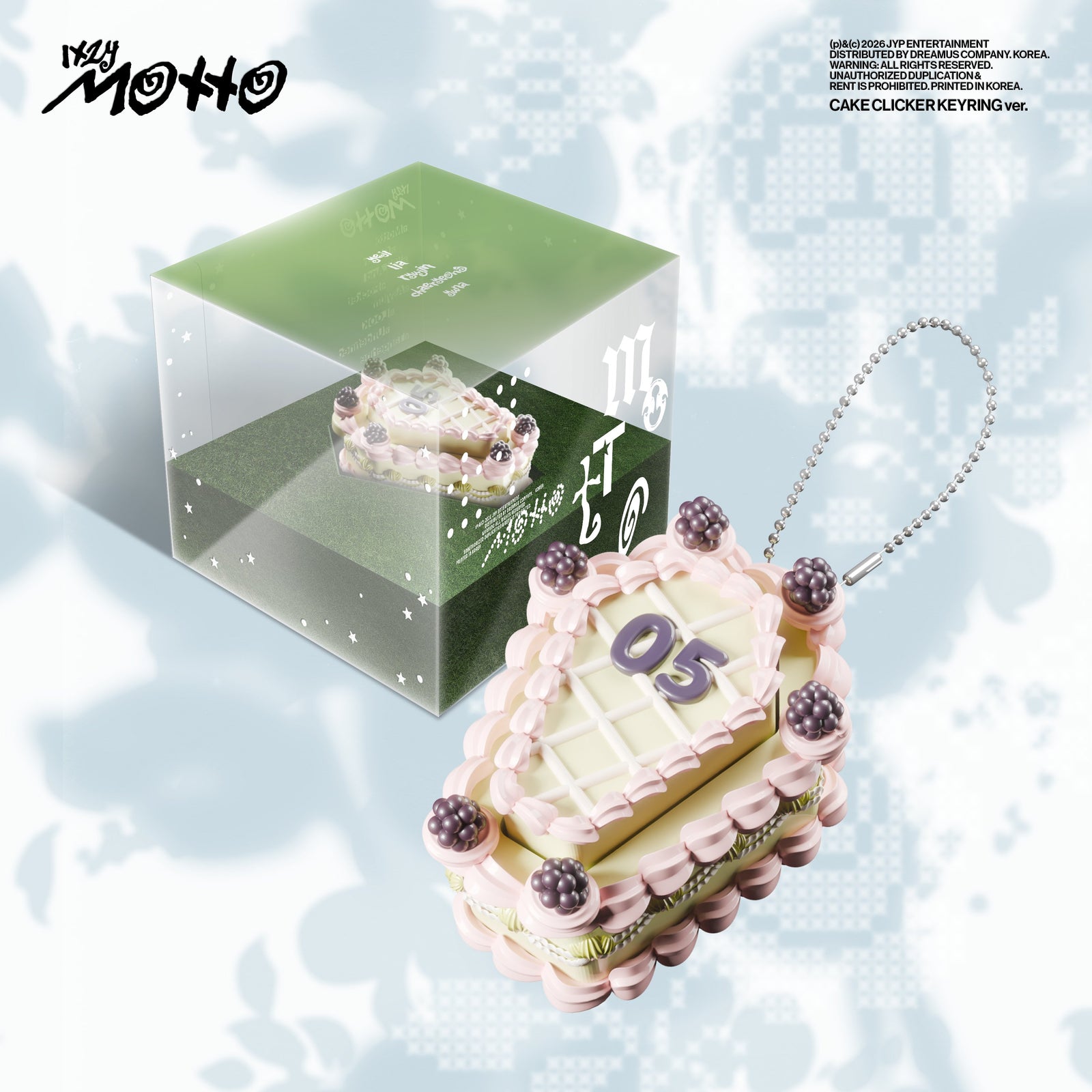 ITZY Motto 12th Mini Album Cake Clicker Keyring Ver - Main Image
