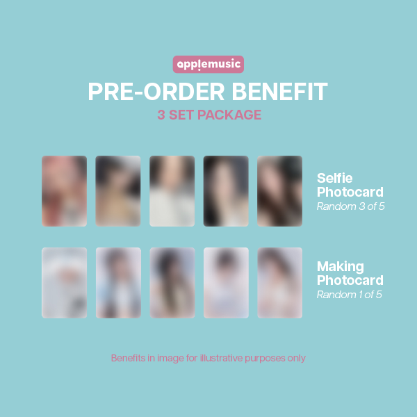 ITZY Motto 12th Mini Album Photobook - Apple Music Set POBs