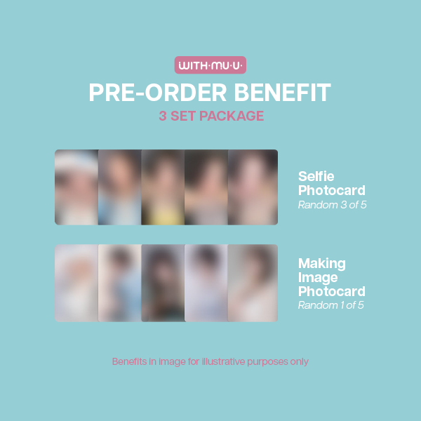 ITZY Motto 12th Mini Album Photobook - Withmuu Set POBs