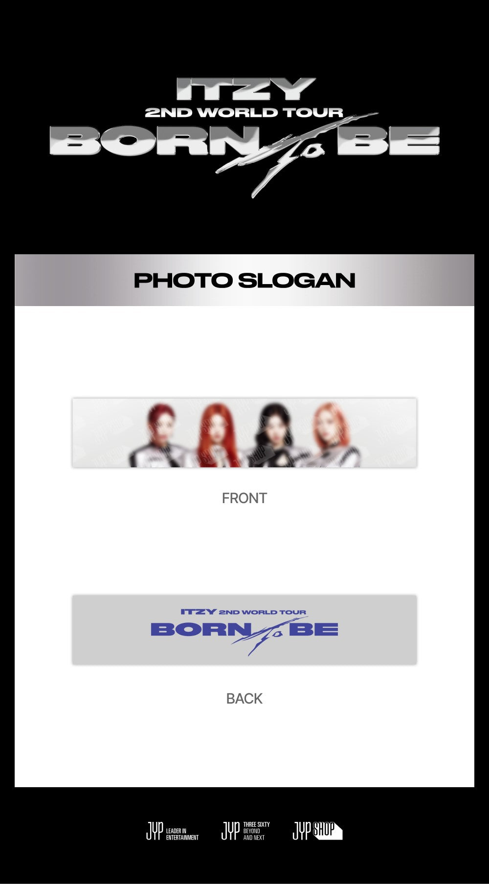 ITZY - Photo Slogan [2ND WORLD TOUR 'BORN TO BE']