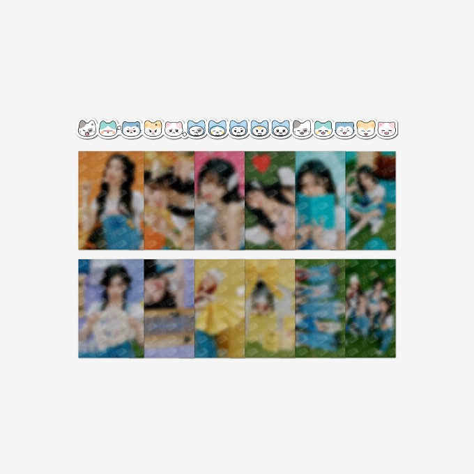 ITZY Postcard and Masking Tape Set The 3rd Fan Meeting MIDZY's Cells POP UP Store Official MD - main image