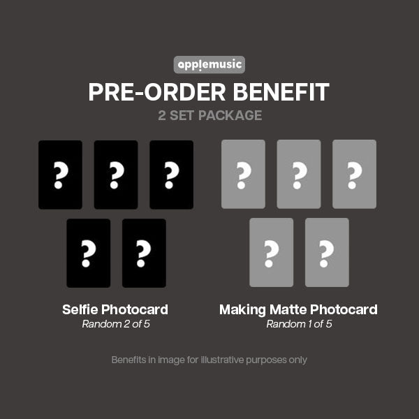 ITZY - TUNNEL VISION 11th Mini Album - Photobook Version - Apple Music Set POBs