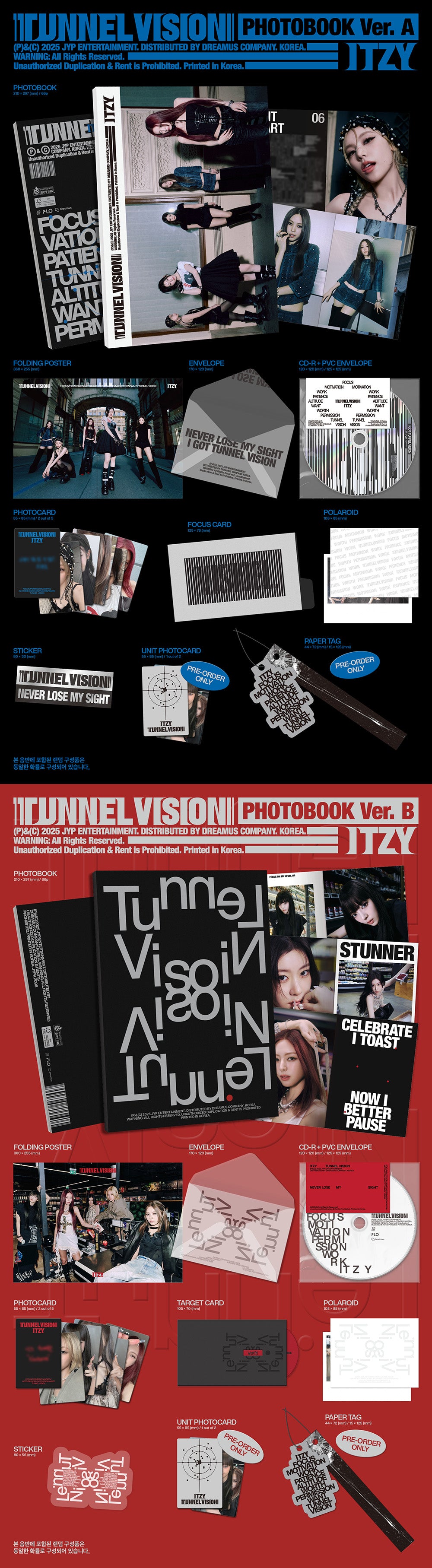 [PRE-ORDER] ITZY - TUNNEL VISION [11th Mini Album - Photobook Ver.]