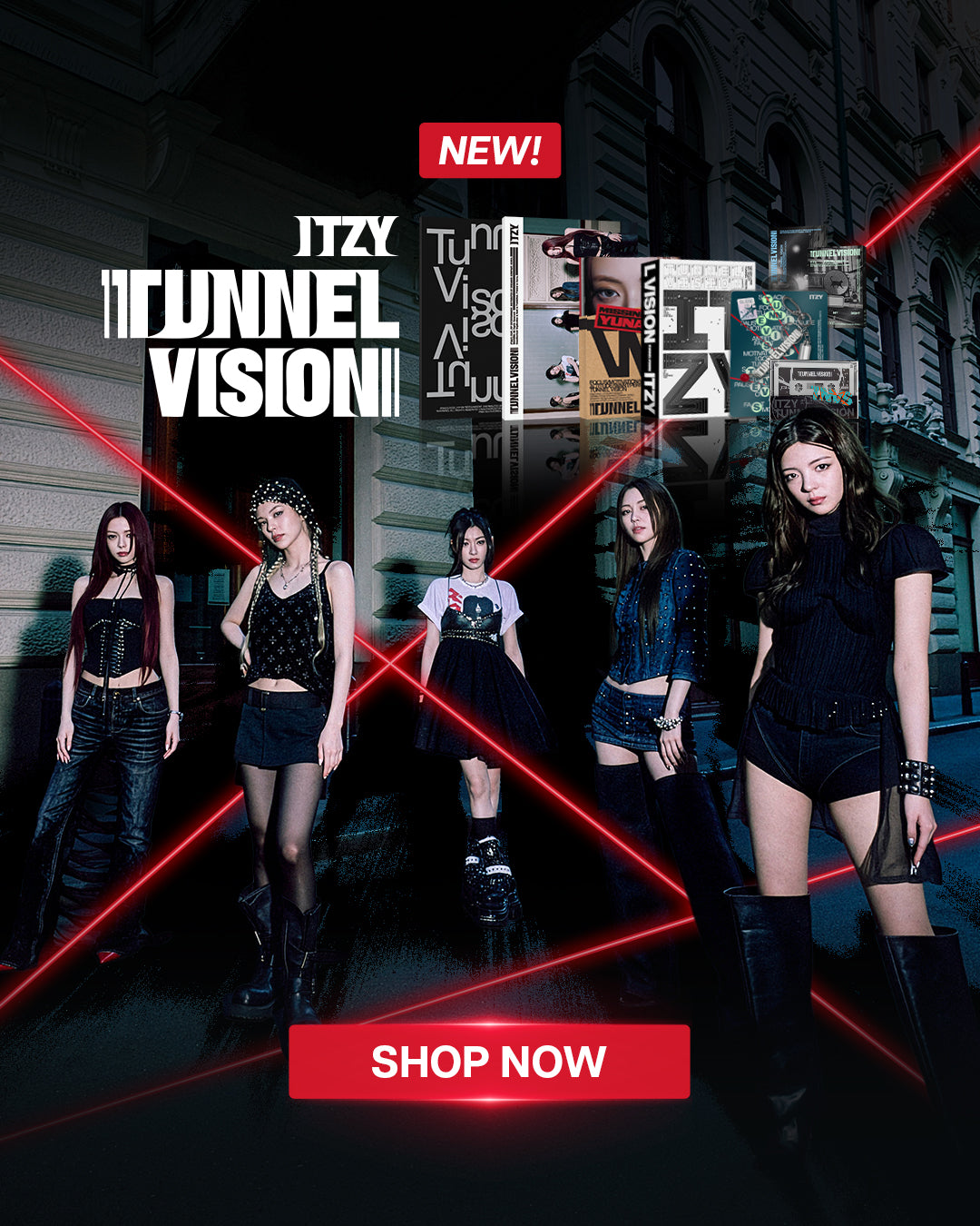 ITZY TUNNEL VISION Album - Mobile Banner