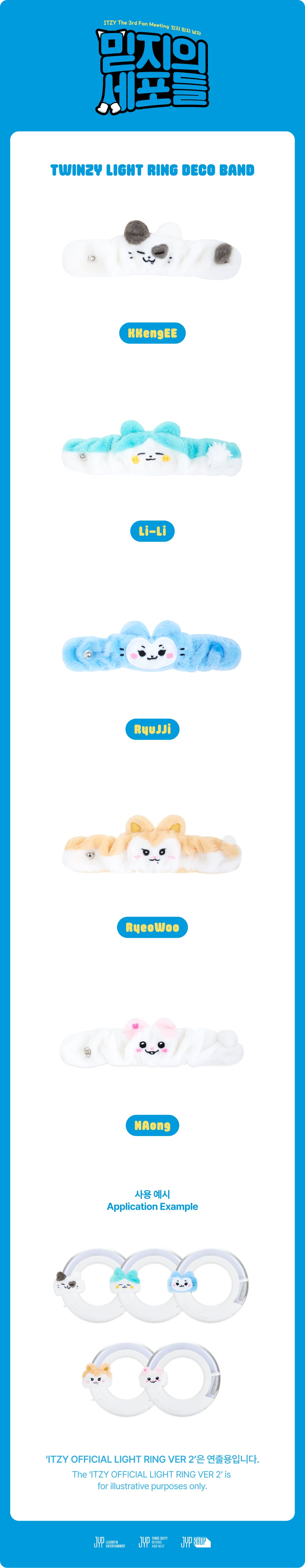 ITZY - TWINZY Light Ring Deco Band [The 3rd Fan Meeting 'MIDZY's Cells' POP-UP Store Official MD]
