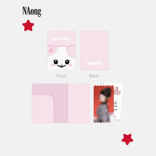 ITZY TWINZY Passport Cover ALL IN MIDZY 5th Fan Meeting Official MD NAONG Ver - main image