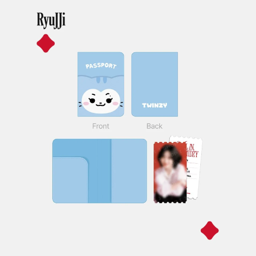 ITZY TWINZY Passport Cover ALL IN MIDZY 5th Fan Meeting Official MD RYUJJI Ver - main image