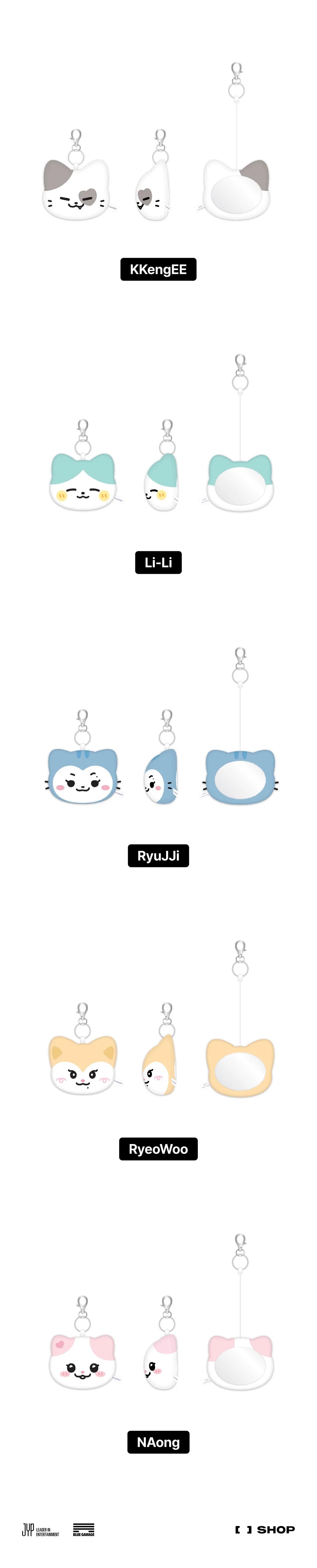 ITZY - TWINZY Plush Face Mirror [The 4th Fan Meeting 'ON AIR' Official MD]