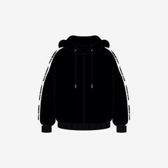 アイドル BTS ZIP-UP HOODY TOUR EDITION BLACK BTS LOVE YOURSELF SPEAK YOURSELF WORLD TOUR OFFICIAL MERCH