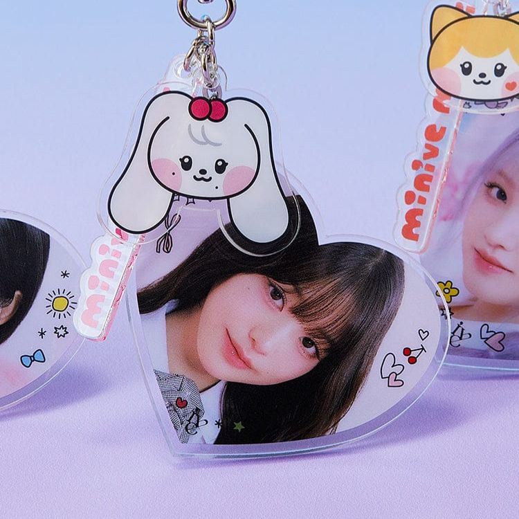 IVE Acrylic Keyring With Minive Minini IVE SWITCH Official MD - main image 5