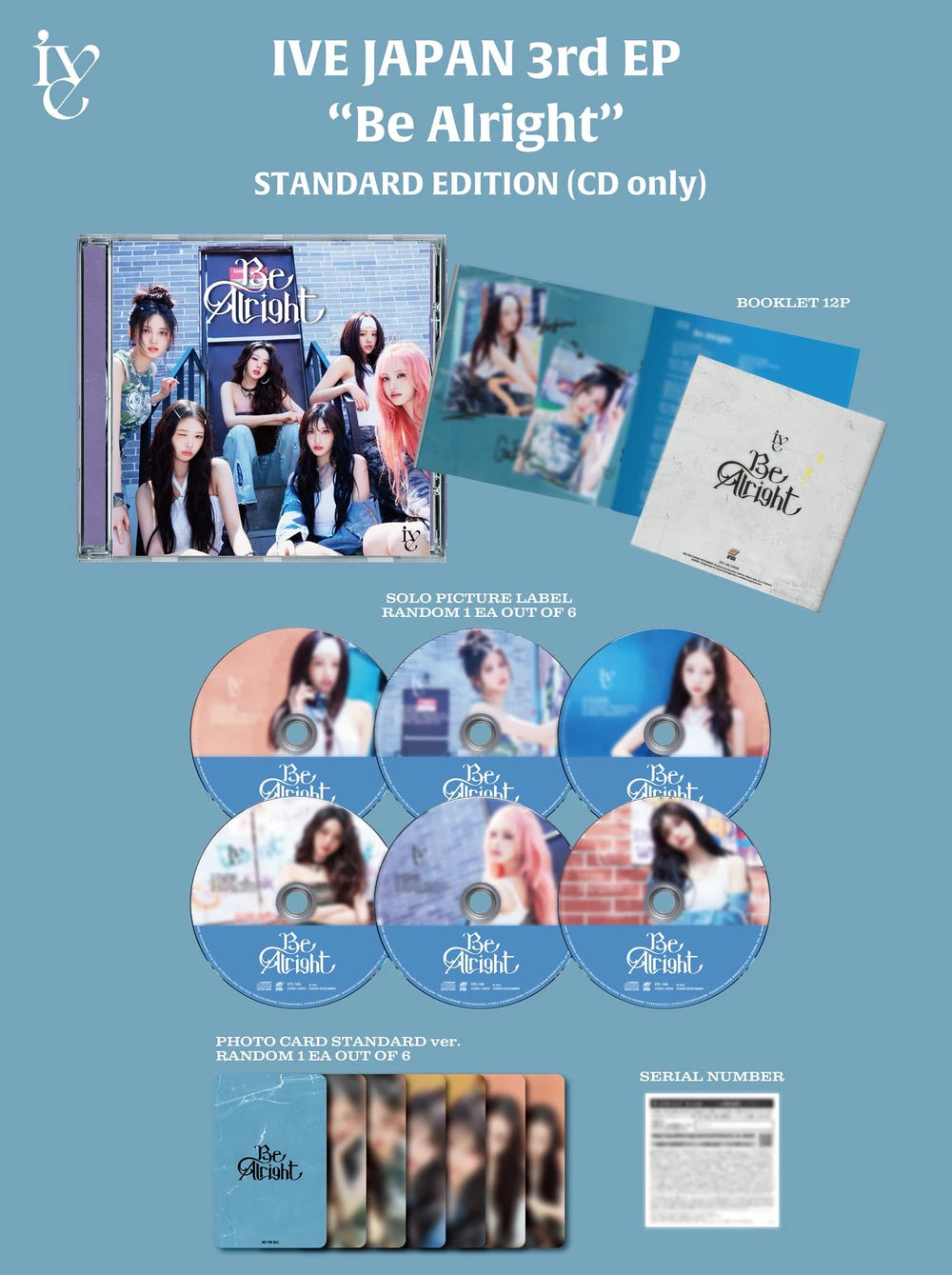 IVE - Be Alright [3rd JP EP Album - Regular Edition] - K PLACE