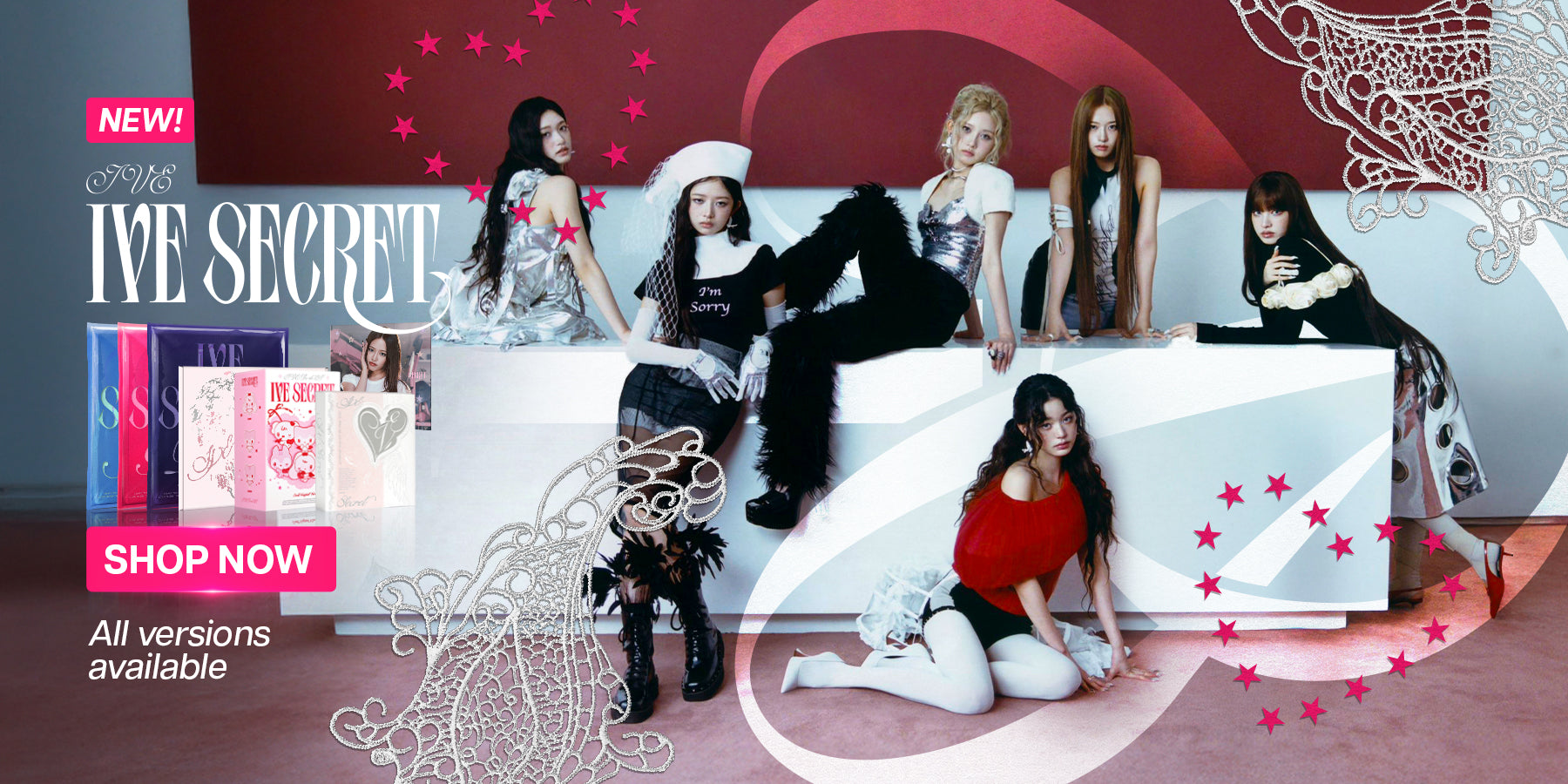 IVE IVE SECRET 4th EP Album - Banner
