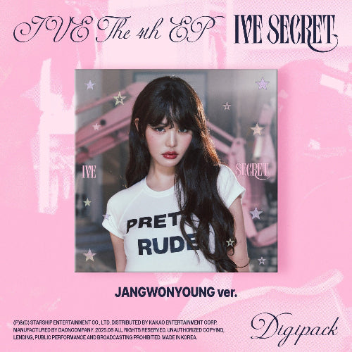IVE IVE SECRET 4th EP Album Digipack Ver - Jang Wonyoung Ver