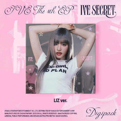 IVE IVE SECRET 4th EP Album Digipack Ver - Liz Ver