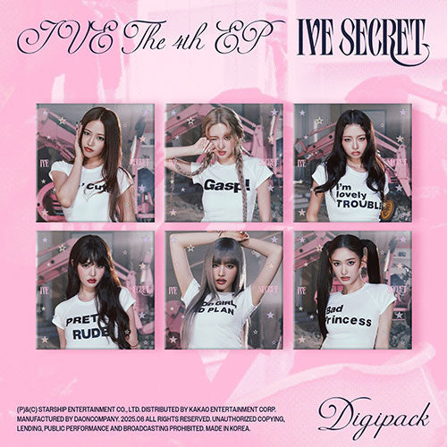 IVE IVE SECRET 4th EP Album Digipack Ver - Main Image