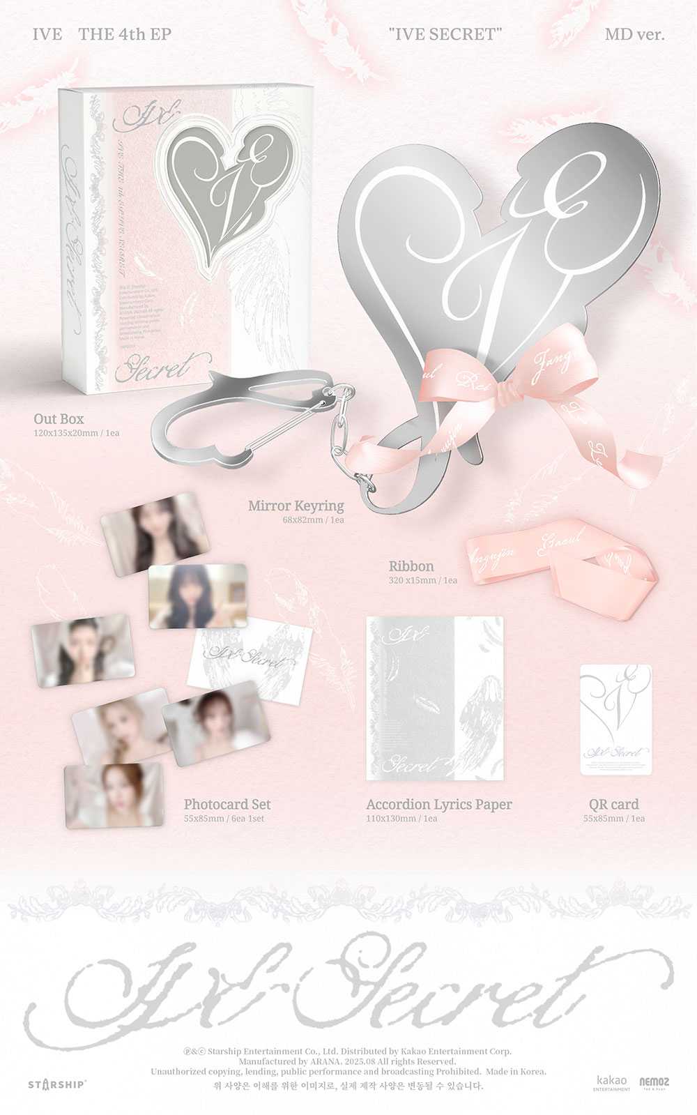 IVE - IVE SECRET [4th EP Album - MD Ver.]