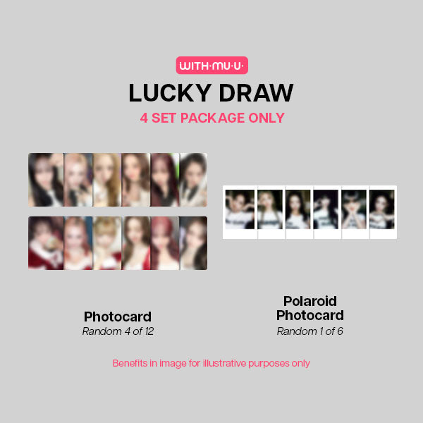 IVE IVE SECRET 4th EP Album Withmuu Lucky Draw